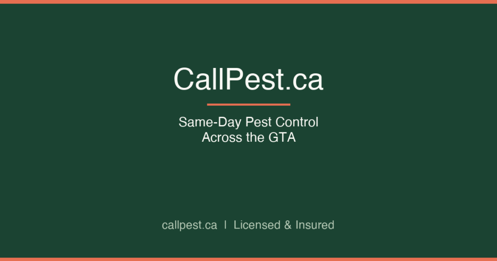 CallPest.ca - Same-Day Pest Control Across the GTA